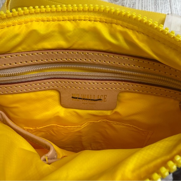 NWT MZ Wallace Metro Yellow and Black Quilted Crossbody Bag - Picture 5 of 7